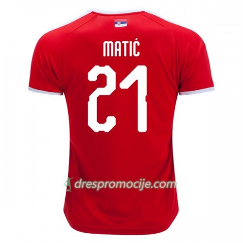 Srbija Dres Matic 21 Domaći Svjetsko prvenstvo 2018 Srbija Dres Matic 21 Domaći Svjetsko prvenstvo 2018